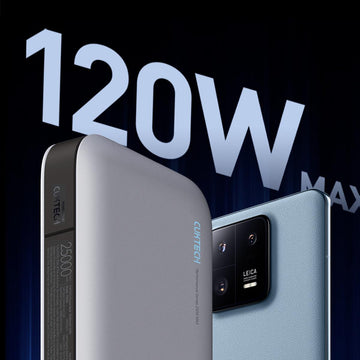CUKTECH 210W Super Power Bank 25000mAh 3 Ports to Charge  Airline-Approved 65W Self-Charging