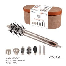 MAC Styler 8 in 1 Hair Styler Multi Attachment Blow Dryer Brush Set MC6767