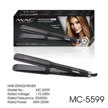MAC Styler Pro Salon Ultra Fast Styling Professional Hair Straightener Flat Iron MC5599
