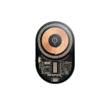 Momax Magnetic Wireless Charging Car 15W - Space Grey
