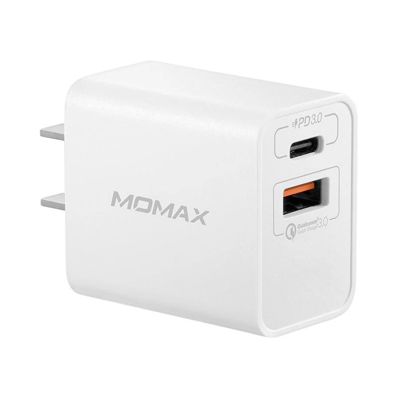 Momax Charger 20W Type-C+ USB