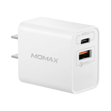 Momax Charger 20W Type-C+ USB